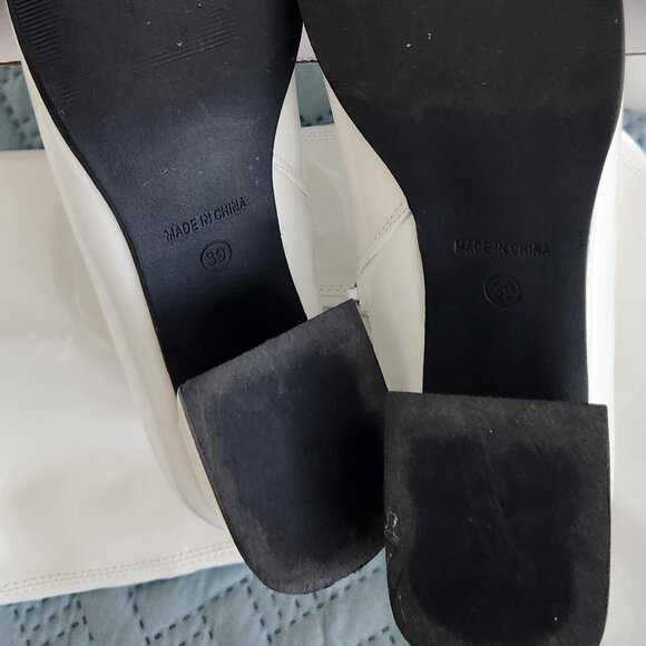 GoGo style white boots size 8 (great for a costume) - Picture 4 of 8